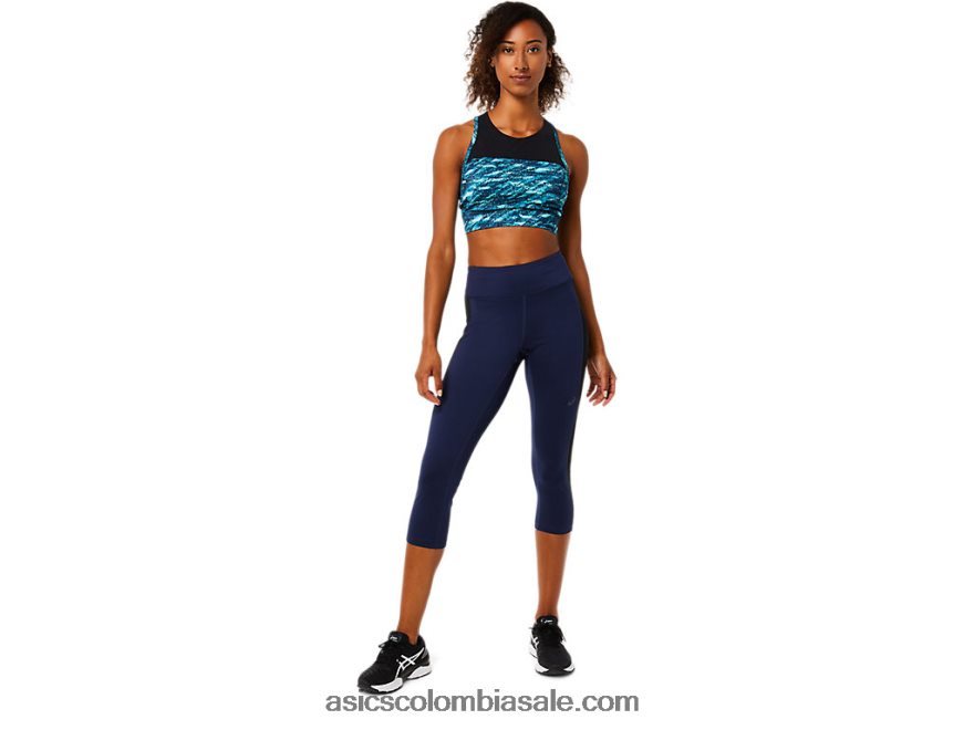 mujer Asics kate bolsillo capri chaquetón 20X82N3762