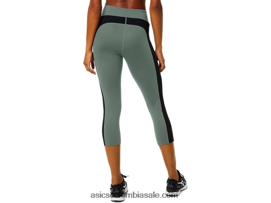 mujer Asics kate bolsillo capri hiedra 20X82N2160