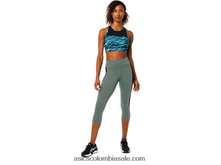 mujer Asics kate bolsillo capri hiedra 20X82N2160