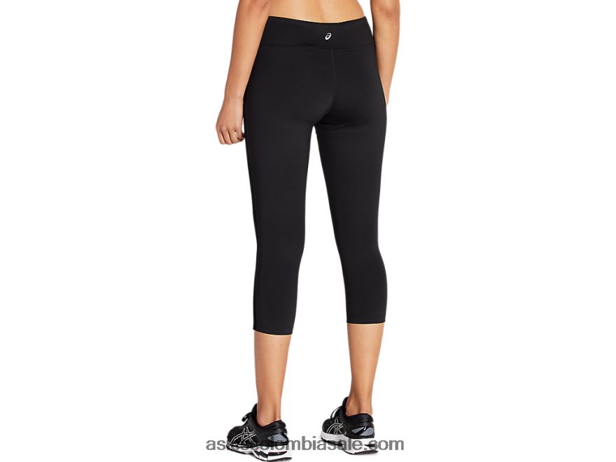 mujer Asics kate capri de malla rendimiento negro 20X82N4160