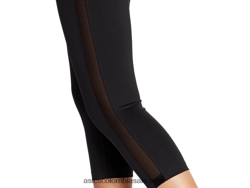 mujer Asics kate capri de malla rendimiento negro 20X82N4160