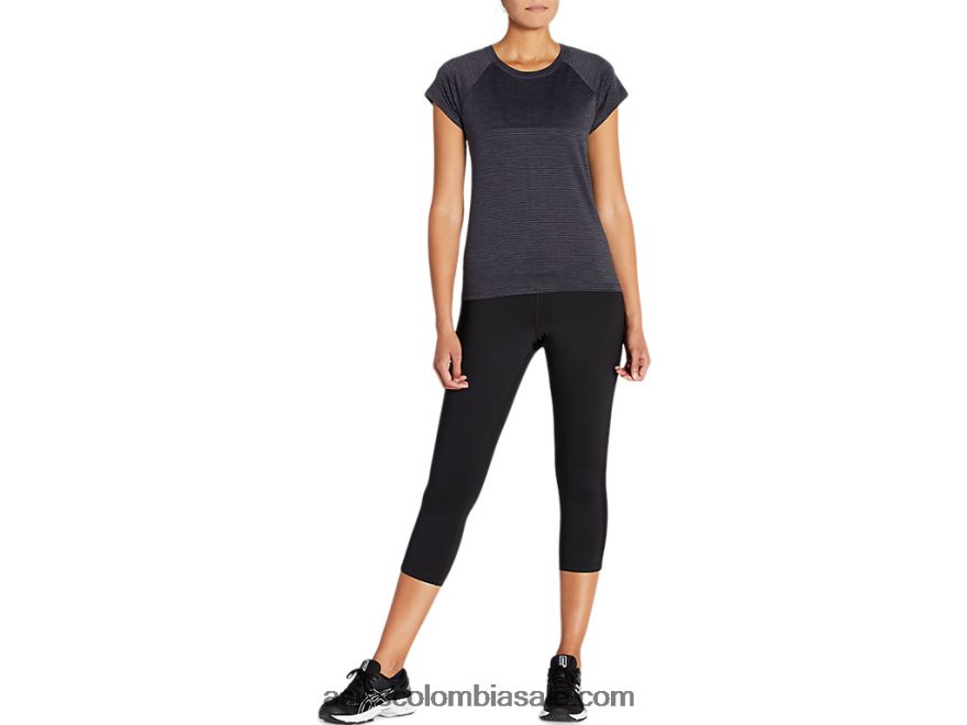 mujer Asics kate capri de malla rendimiento negro 20X82N4160