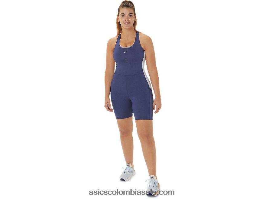 mujer Asics leotardo nagino run azul índigo jaspeado/cielo 20X82N2246