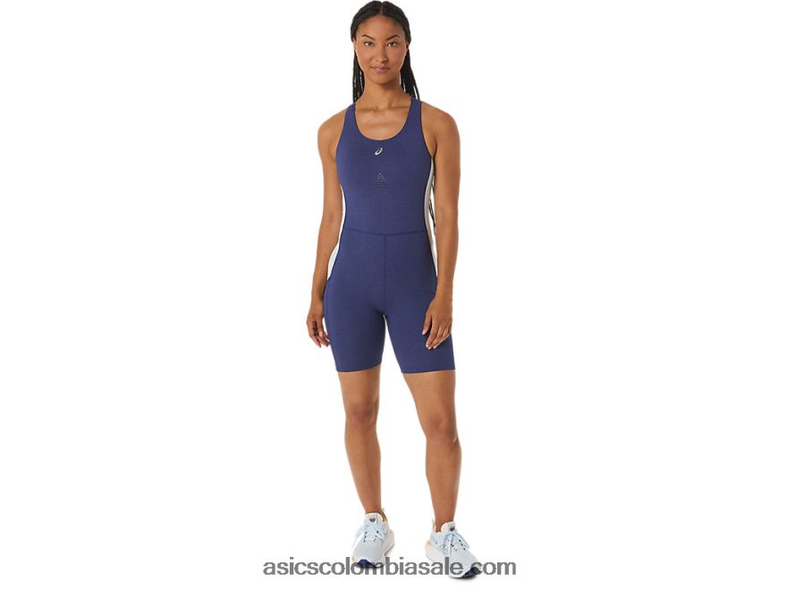 mujer Asics leotardo nagino run azul índigo jaspeado/cielo 20X82N2246