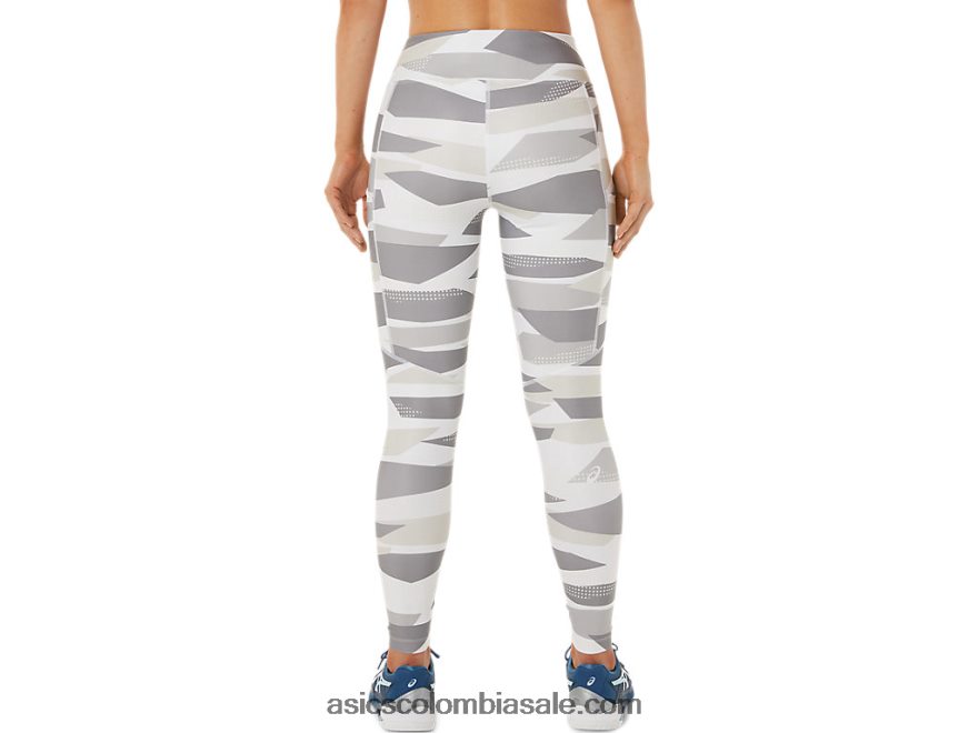 mujer Asics nuevas mallas estampadas strong 92 estampado de abedul 20X82N3454