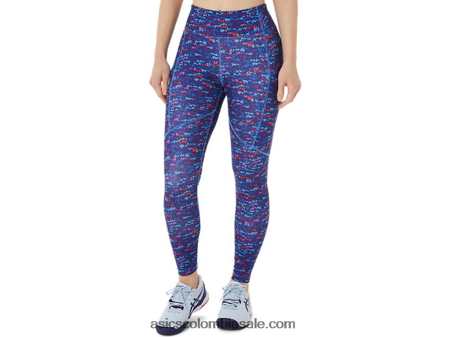 mujer Asics nuevas mallas estampadas strong 92 tenis japón cepillado aop orquídea 20X82N3004