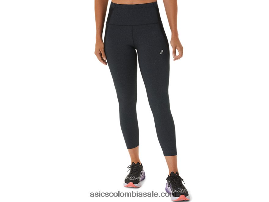 mujer Asics suministro de distancia 7/8 apretado rendimiento negro brezo 20X82N2497