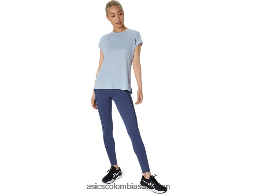 mujer Asics termopolis apretado azul trueno/negro rendimiento 20X82N3619