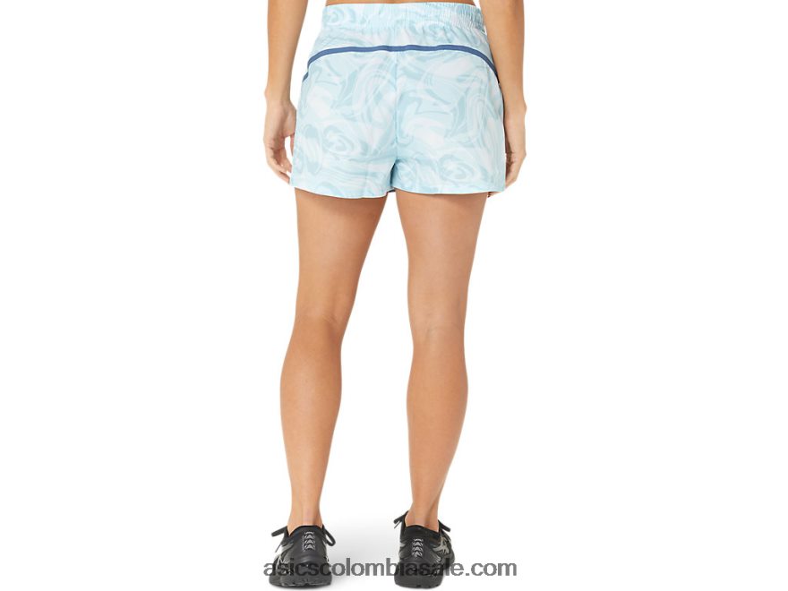 mujer Asics 2.5in pr lyte short 2.0 gota de sumi del cielo 20X82N2167