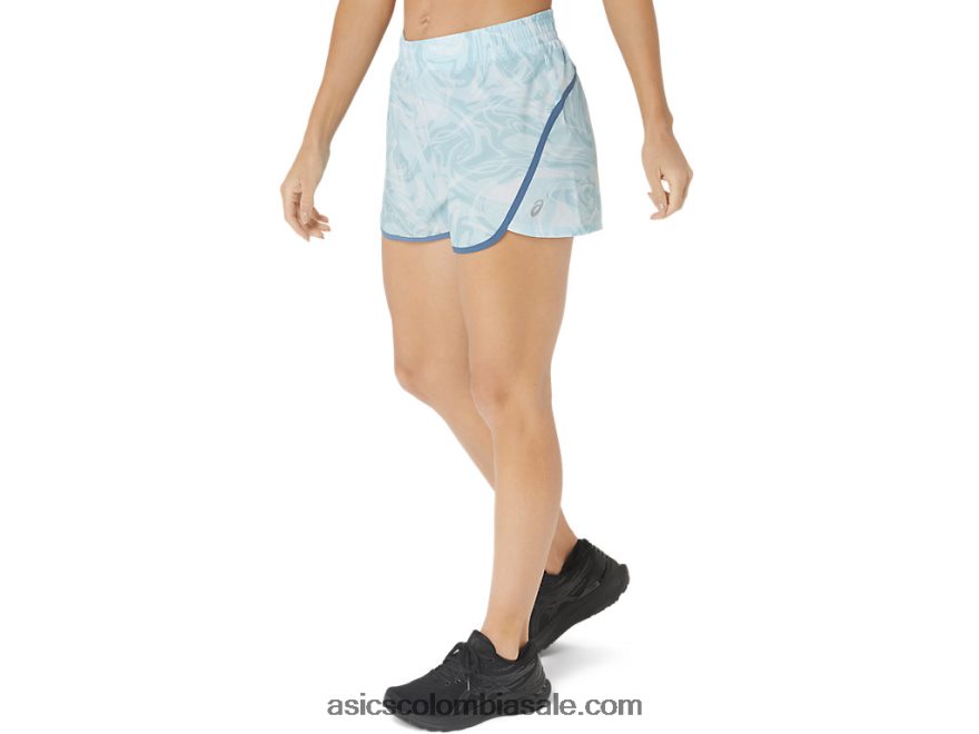 mujer Asics 2.5in pr lyte short 2.0 gota de sumi del cielo 20X82N2167