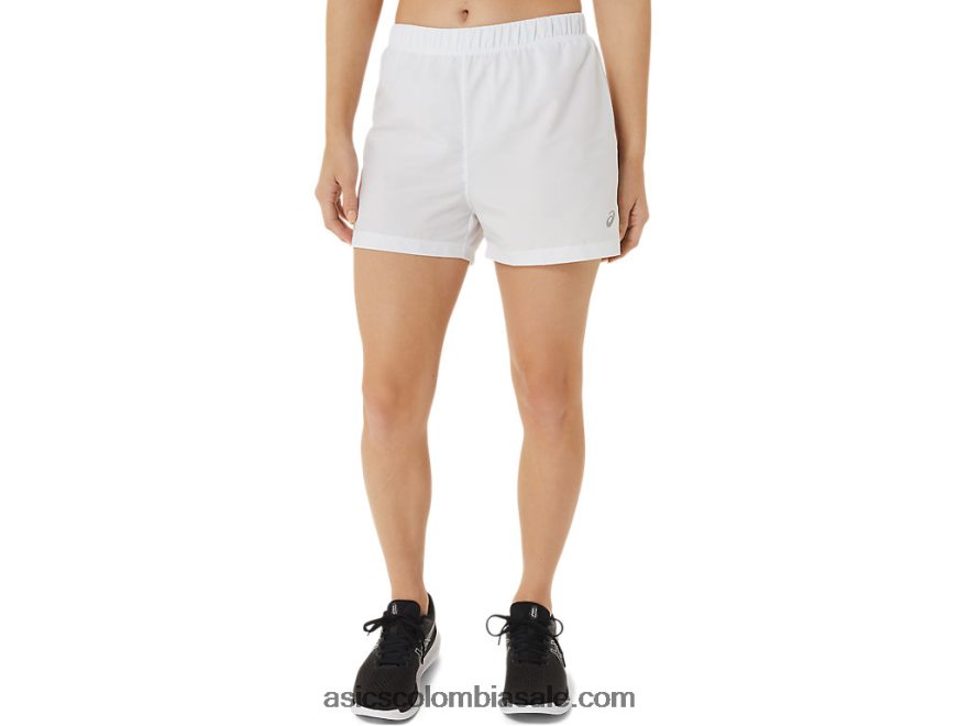 mujer Asics 3 en corto listo para usar blanco brillante 20X82N2886