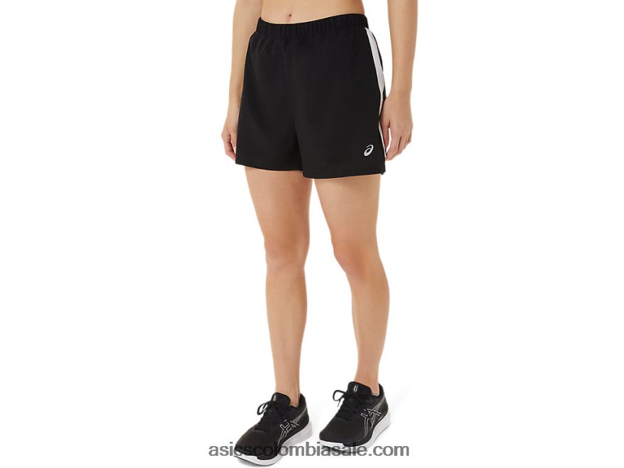 mujer Asics 3 en corto listo para usar rendimiento en blanco y negro 20X82N2909