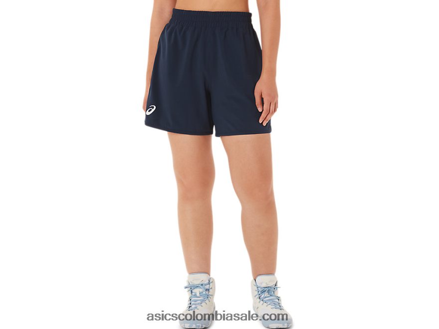 mujer Asics Short de lucha libre de 2 piezas equipo de la marina 20X82N3802