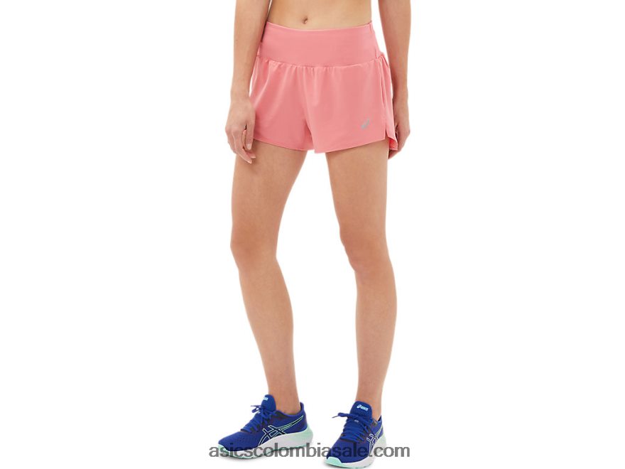 mujer Asics camino 3.5in corto pétalo de durazno 20X82N3972