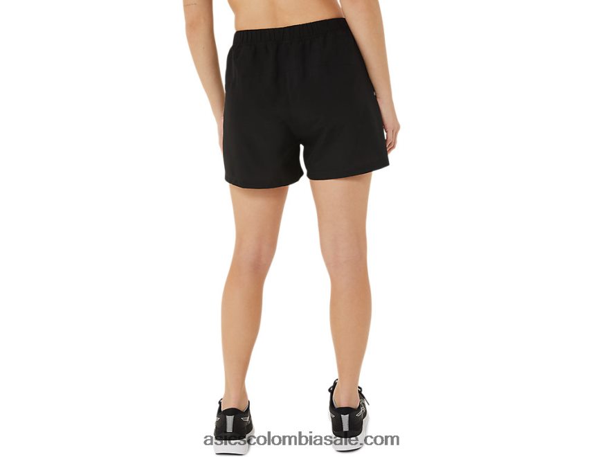mujer Asics listo conjunto 3in corto wch rendimiento negro 20X82N3219