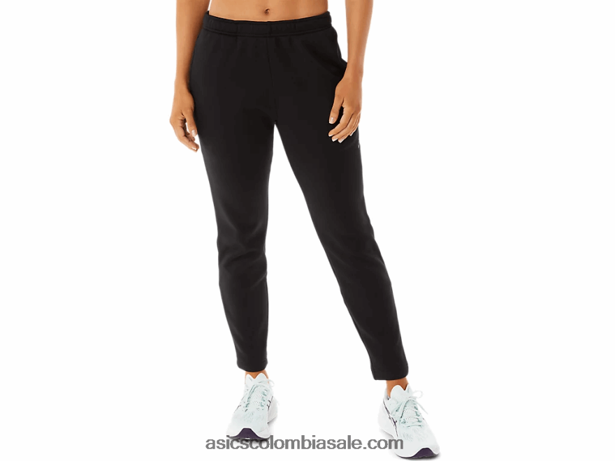 mujer Asics pantalón de punto cepillado rendimiento negro 20X82N2901
