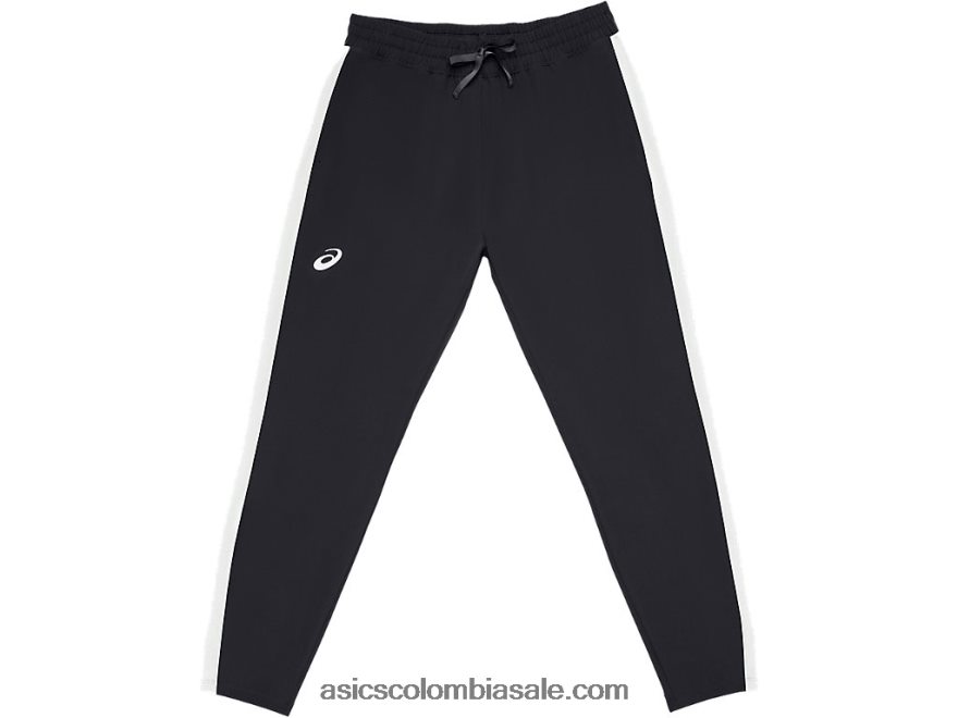 mujer Asics parte inferior de la pista tejida equipo negro/equipo blanco 20X82N4170