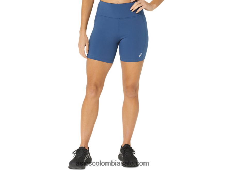 mujer Asics pr lyte 5in run short con bolsillos gran tiburon 20X82N2301