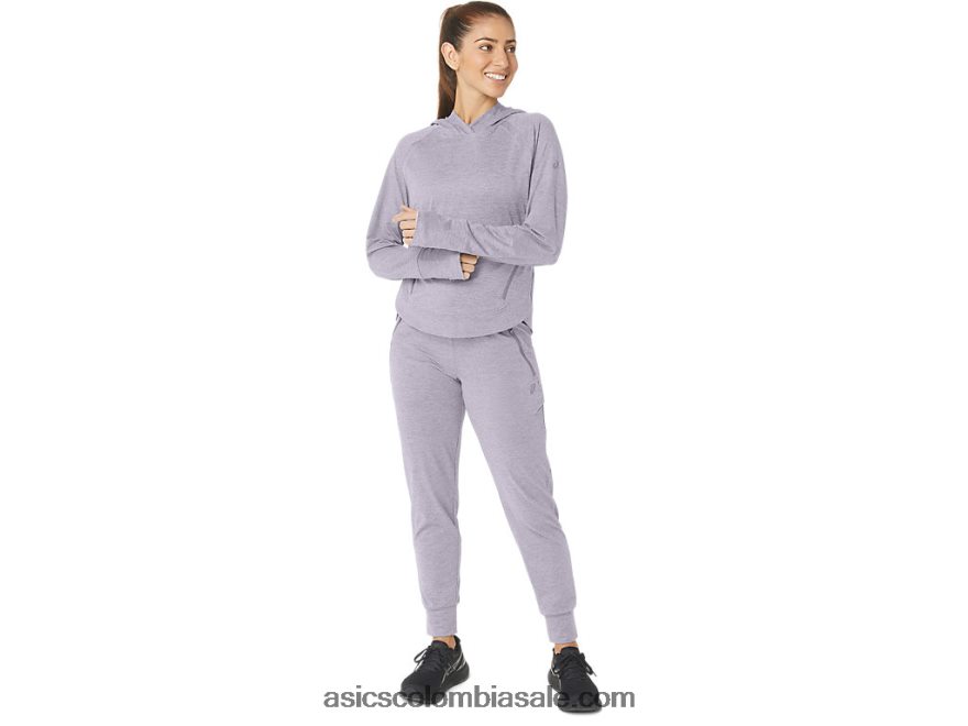 mujer Asics sudadera con capucha tech po 2.0 tinte espacial violeta anochecer 20X82N2351