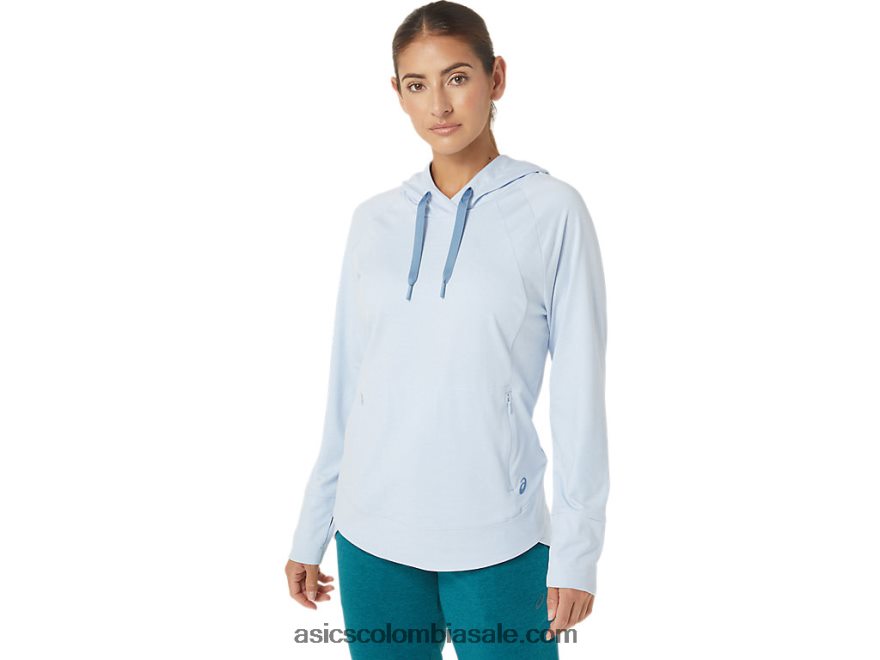 mujer Asics tecnología sudadera con capucha cielo suave tinte espacial 20X82N2767