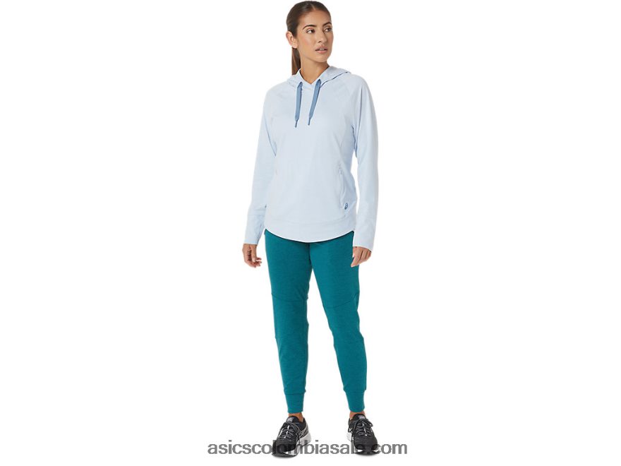 mujer Asics tecnología sudadera con capucha cielo suave tinte espacial 20X82N2767