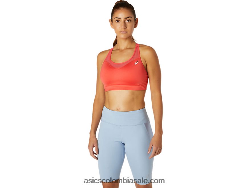 mujer Asics acelerar sujetador Toronja rosa 20X82N3729
