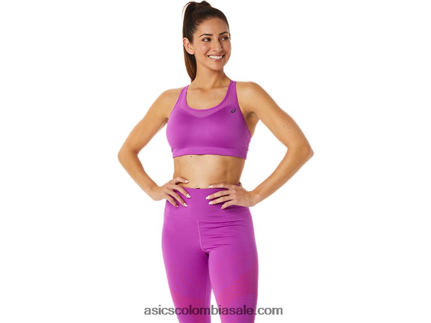 mujer Asics acelerar sujetador orquídea 20X82N3043
