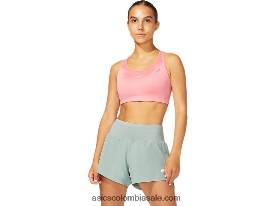 mujer Asics acelerar sujetador pétalo de durazno 20X82N3964