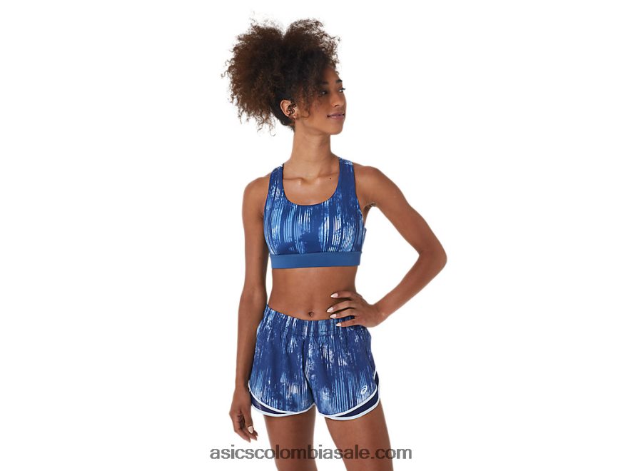 mujer Asics sostén estampado de teñido anudado de gran tiburón 20X82N3094