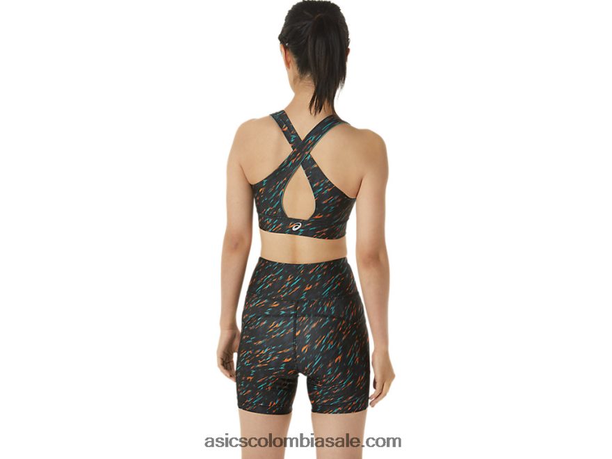 mujer Asics sostén sombra de noche/estampado de salvia 20X82N3297