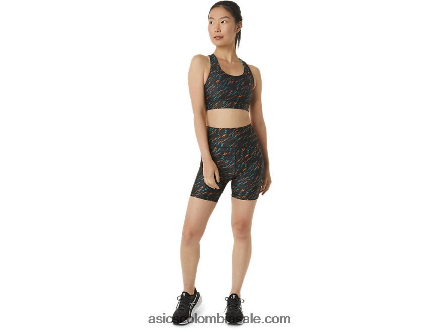 mujer Asics sostén sombra de noche/estampado de salvia 20X82N3297