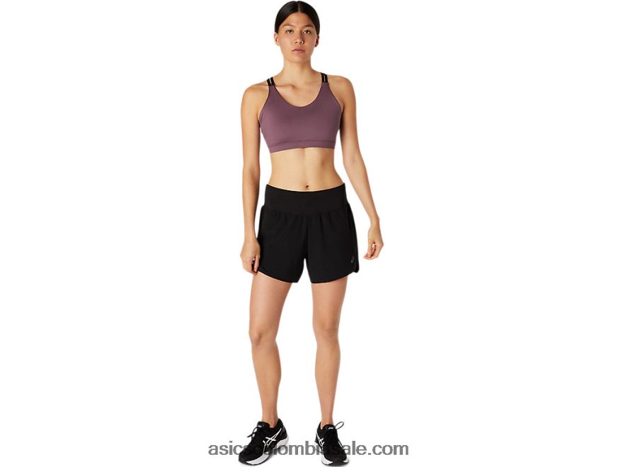 mujer Asics sujetador con espalda cruzada 2.0 uva/negro rendimiento 20X82N2747