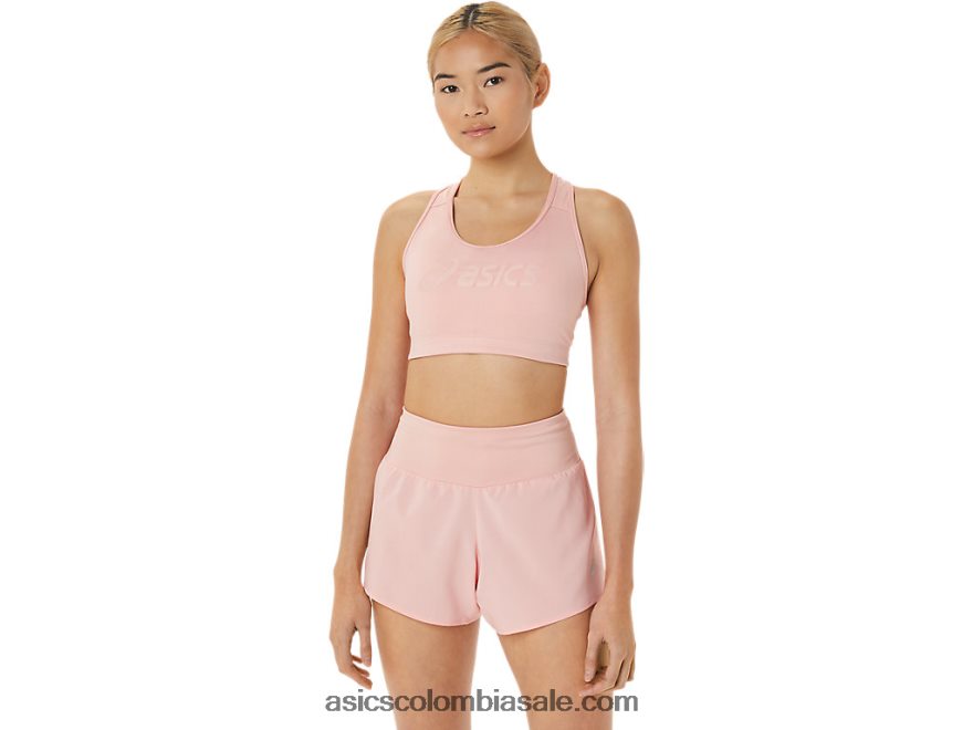mujer Asics sujetador con relleno rosa helada 20X82N2819