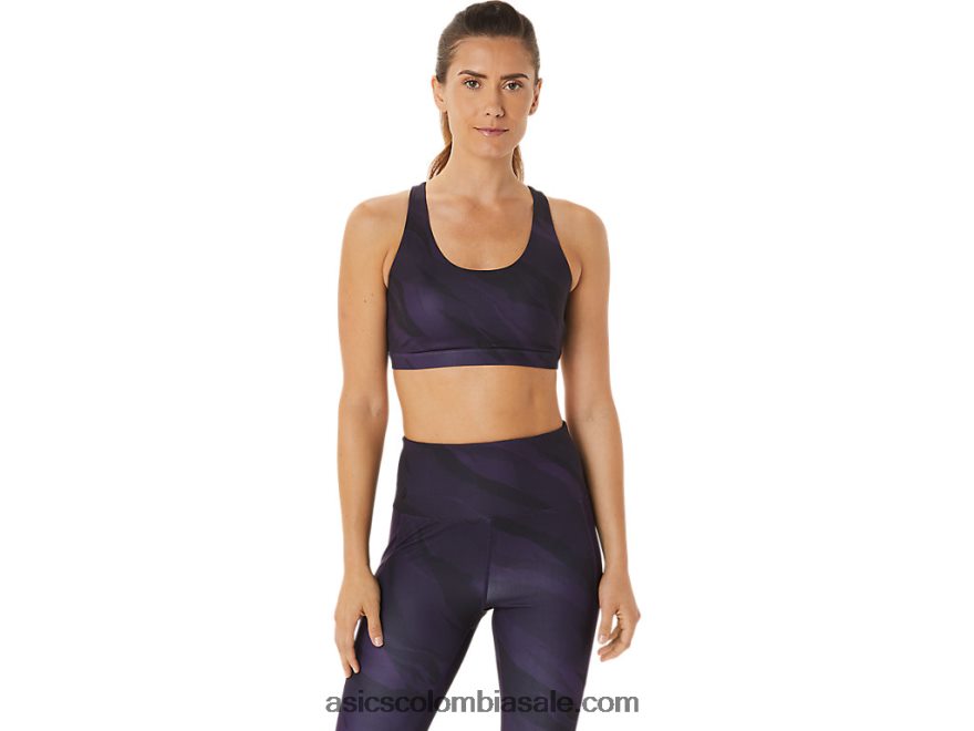 mujer Asics sujetador gráfico de entrenamiento sombra de noche 20X82N2927