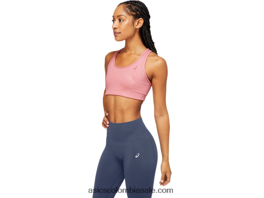 mujer Asics sujetador rosa ahumado 20X82N3704