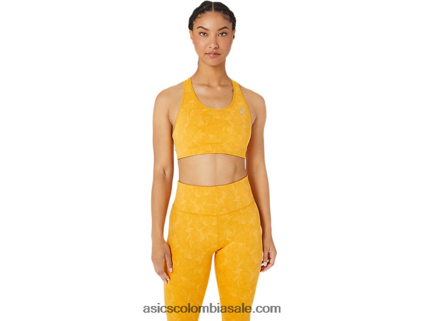 mujer Asics sujetador runkoyo jacquard tigre amarillo 20X82N2761