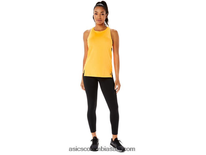 mujer Asics ajuste sana tanque estallido de naranja 20X82N2823