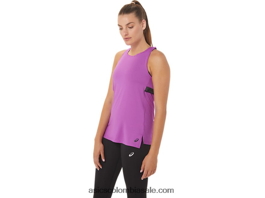 mujer Asics ajuste sana tanque orquídea 20X82N2977