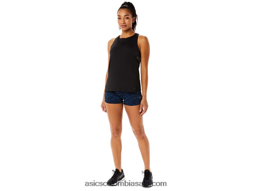 mujer Asics ajuste sana tanque rendimiento negro 20X82N3465