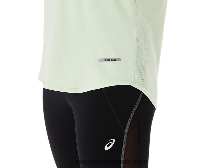 mujer Asics blusa sin mangas actibreeze susurro verde 20X82N2284