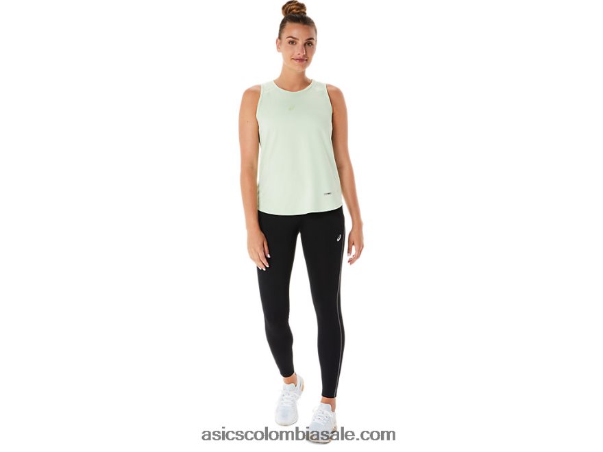 mujer Asics blusa sin mangas actibreeze susurro verde 20X82N2284