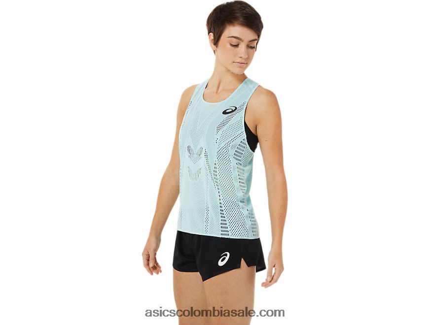 mujer Asics camiseta actibreeze azul claro 20X82N3348