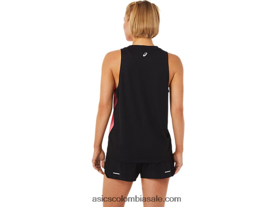 mujer Asics camiseta coral ardiente 20X82N3650