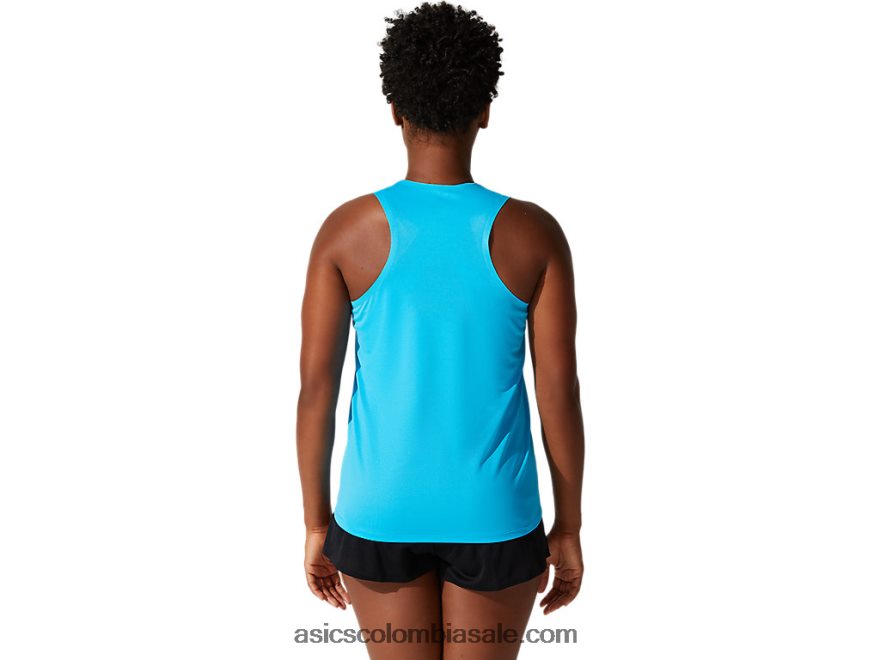 mujer Asics camiseta de malla ligera agua digital 20X82N4075
