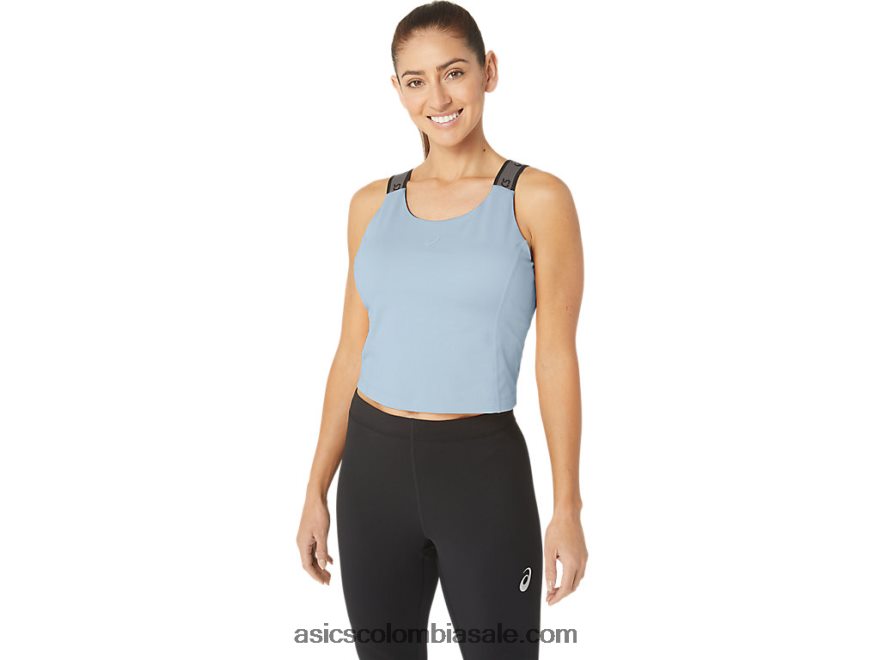 mujer Asics camiseta sin mangas corta fit sana cielo 20X82N2158