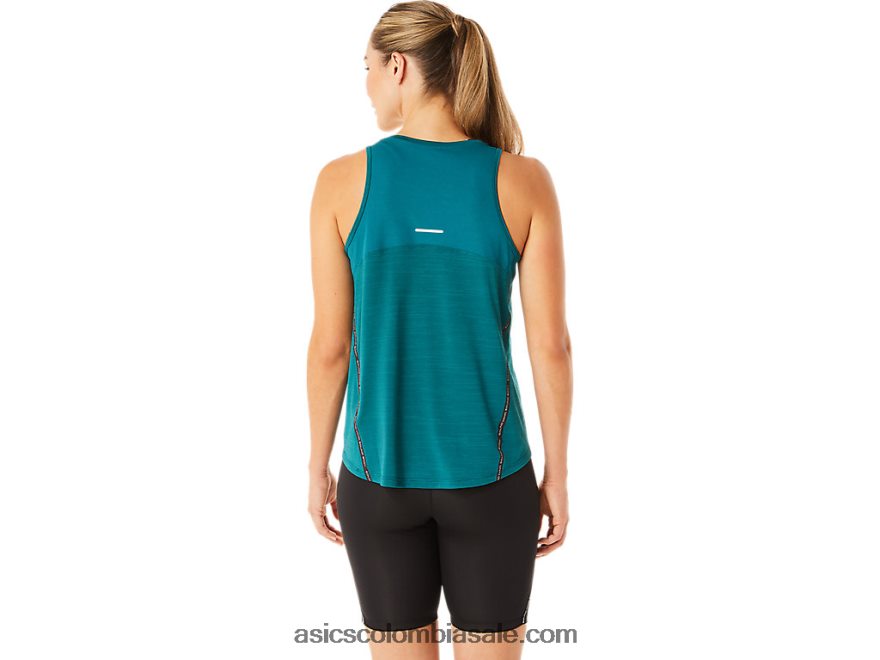 mujer Asics tanque de carreras pino terciopelo 20X82N2996