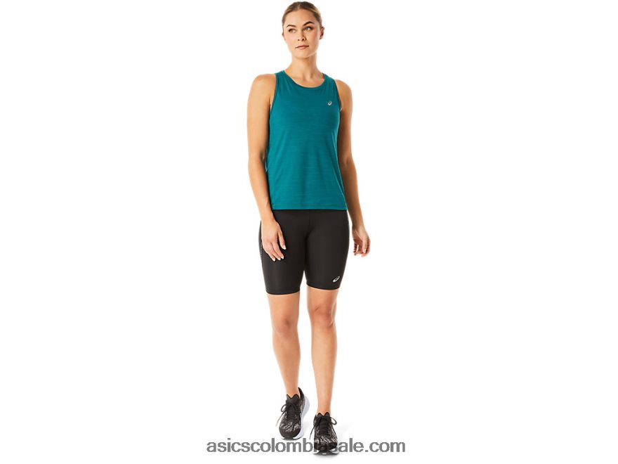mujer Asics tanque de carreras pino terciopelo 20X82N2996