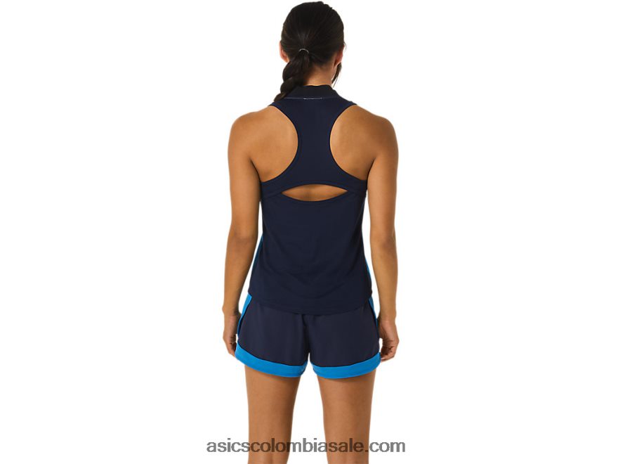 mujer Asics tanque de coincidencia cielo/azul renacido 20X82N2251