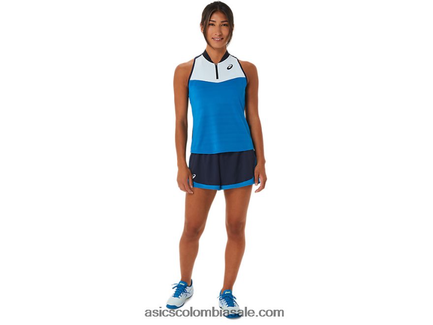 mujer Asics tanque de coincidencia cielo/azul renacido 20X82N2251