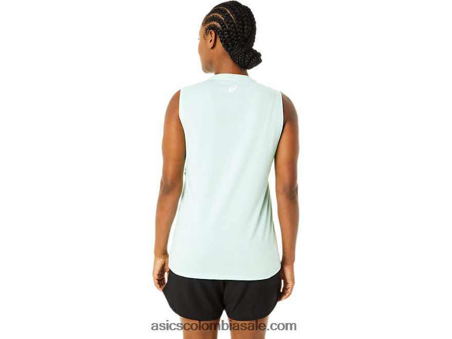 mujer Asics tanque de músculo de montaña brezo de hielo fresco 20X82N3713